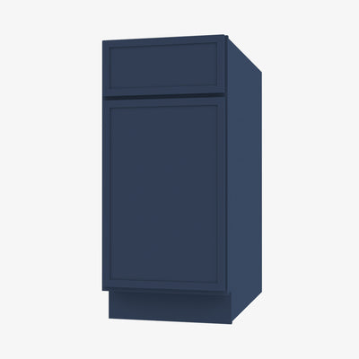PD-B15 Single Door Cabinets 15 Inch Base Cabinet | Petit Blue - image 1
