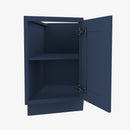 PD-BTC12L Single Door Cabinets 12 Inch Base Base Transitional Cabinet Left | Petit Blue - image 2