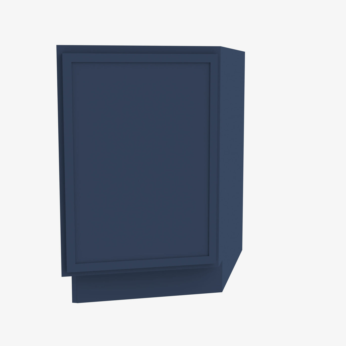 PD-BTC12R Single Door Cabinets 12 Inch Base Base Transitional Cabinet Right | Petit Blue