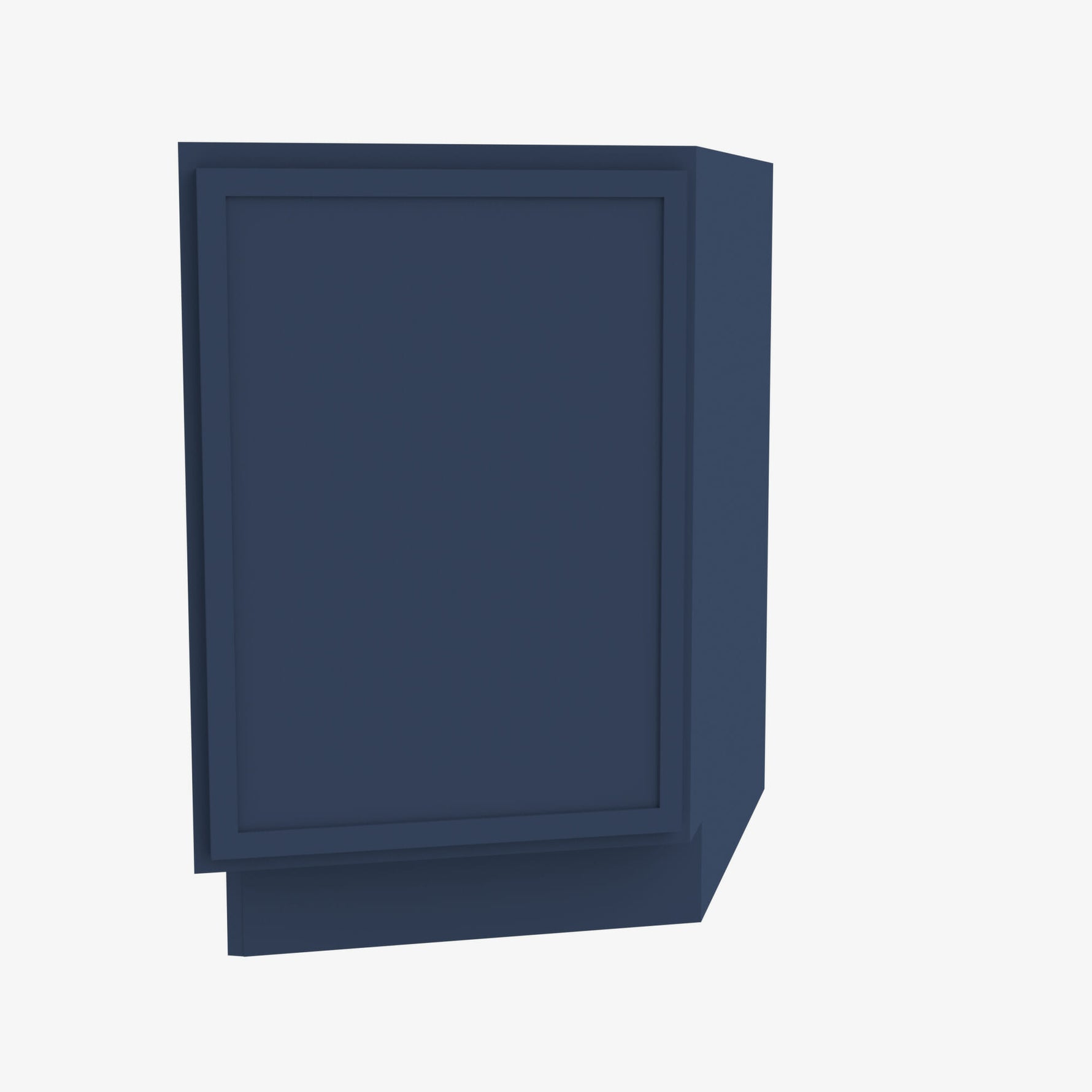 PD-BTC12R Single Door Cabinets 12 Inch Base Base Transitional Cabinet Right | Petit Blue - image 3