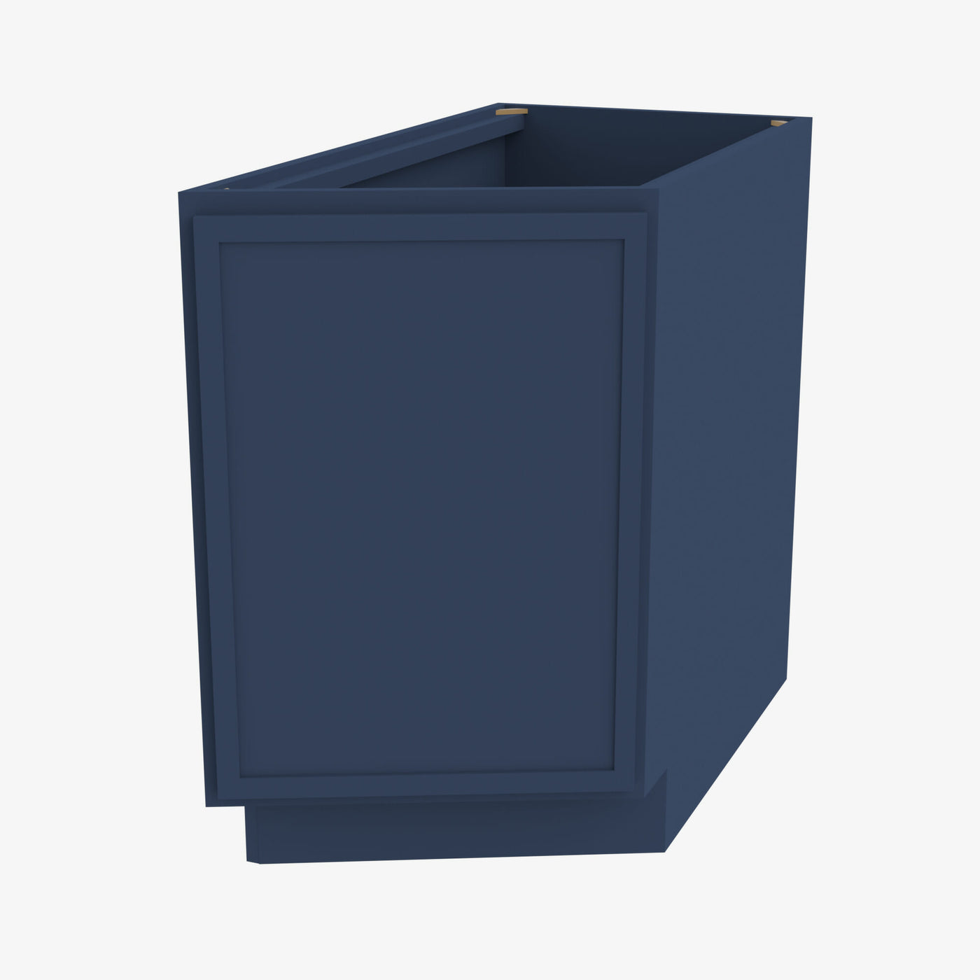 PD-BTC12R Single Door Cabinets 12 Inch Base Base Transitional Cabinet Right | Petit Blue