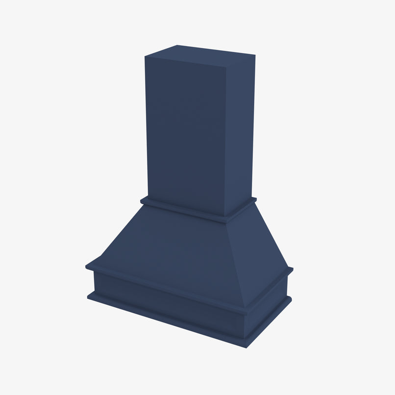 PD-CWH36 36 Inch Wall Range Hood Cabinet with Trimmable Top | Petit Blue - image 1