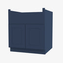 PD-FSB30B 30 Inch Farmhouse Sink Base Cabinet | Petit Blue - image 2