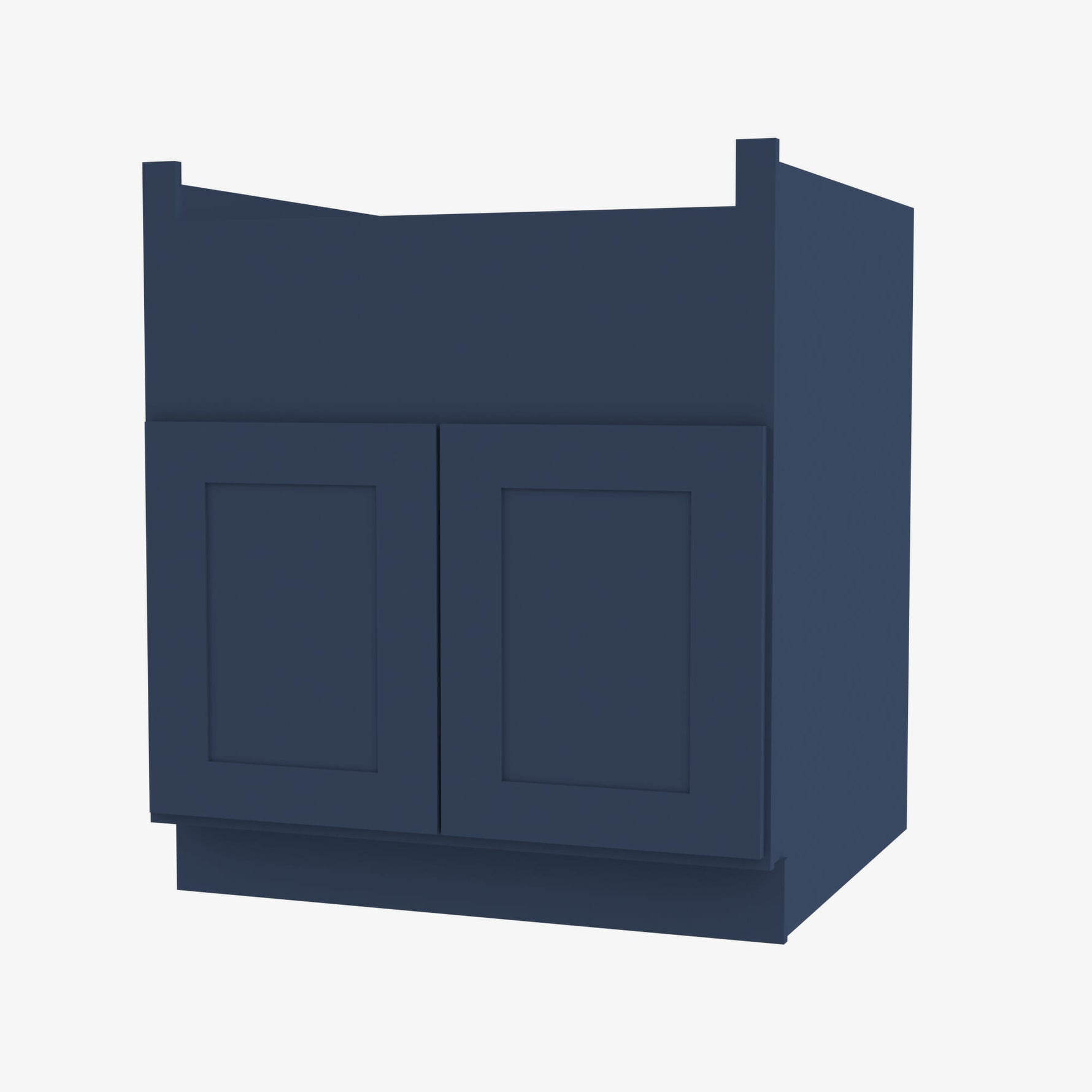 PD-FSB33B 33 Inch Farmhouse Sink Base Cabinet | Petit Blue - image 2
