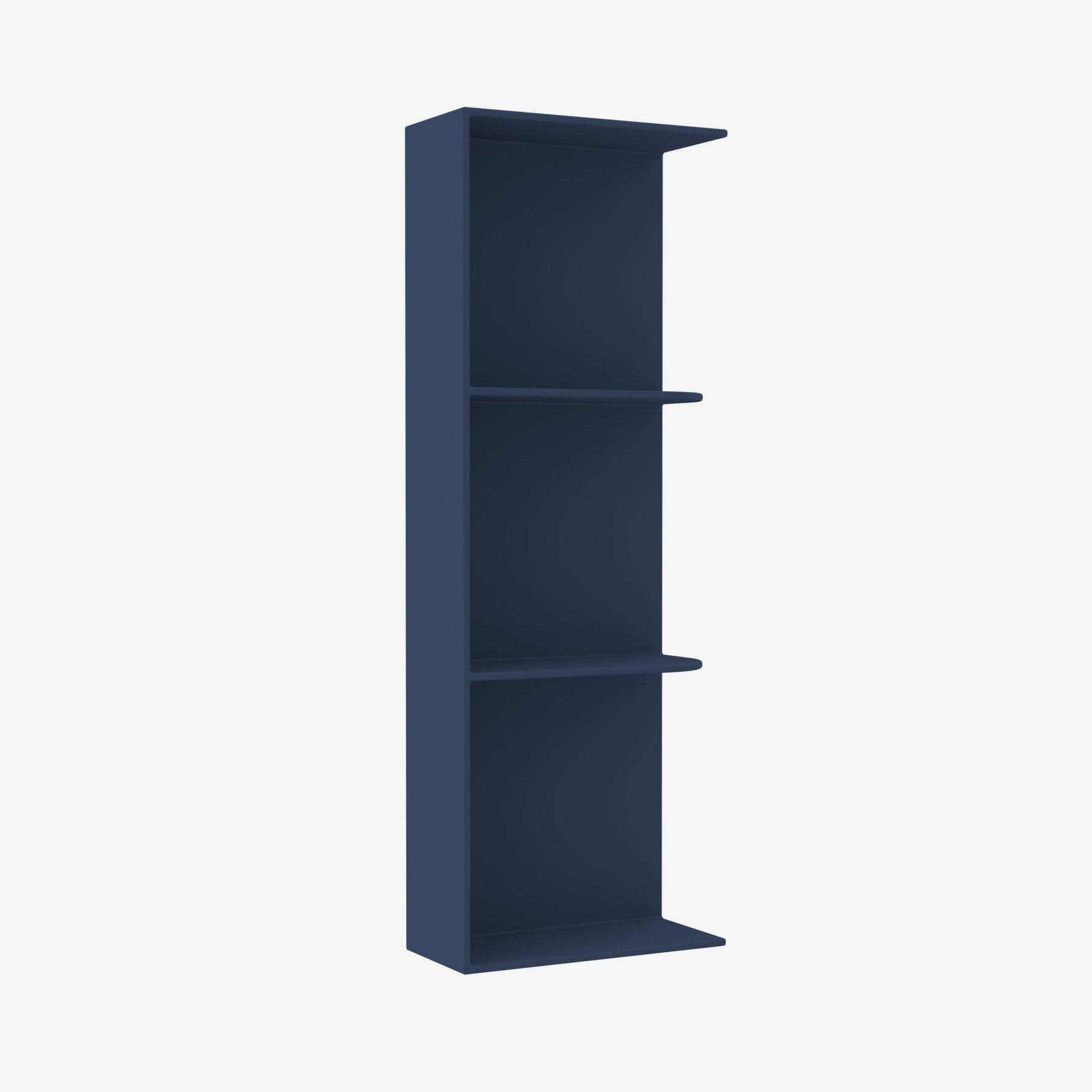 PD-WES536 Wall End Shelf with Open Shelves | TSG Forevermark Petit Blue - image 4