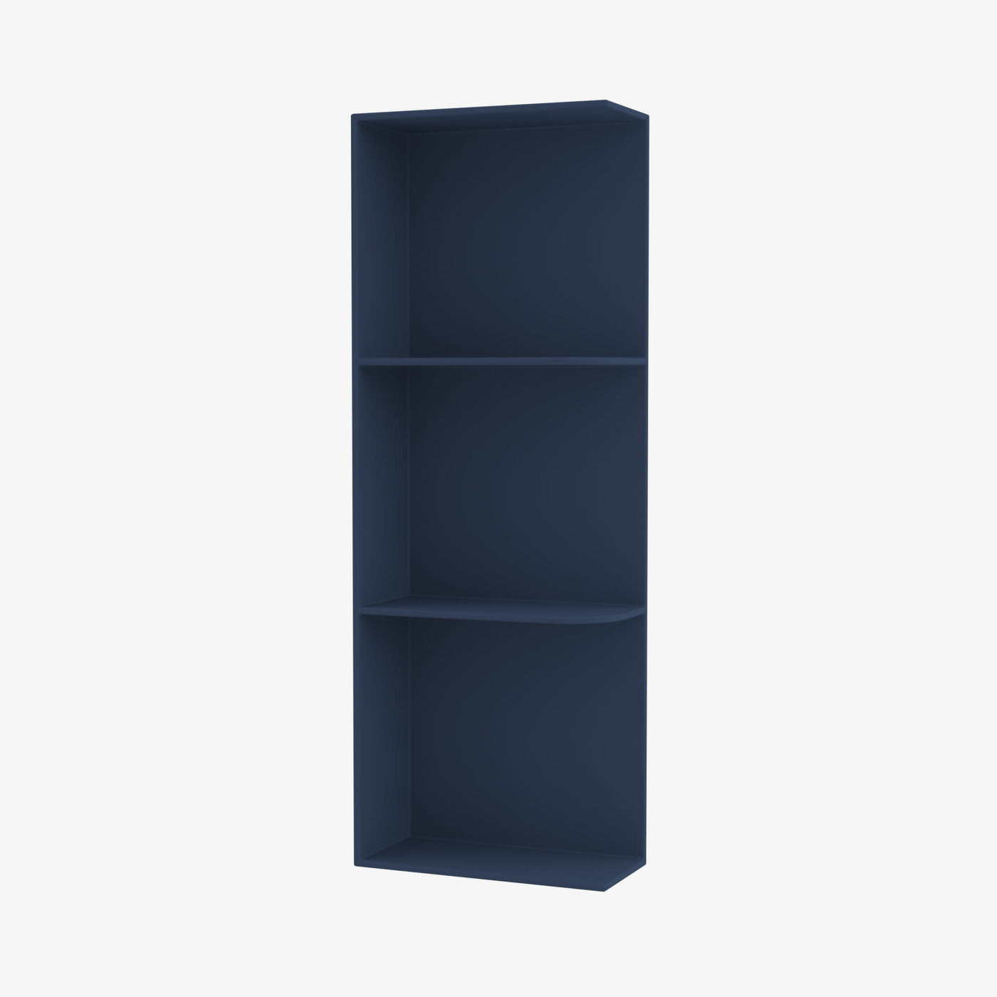 PD-WES530 Wall End Shelf with Open Shelves | TSG Forevermark Petit Blue