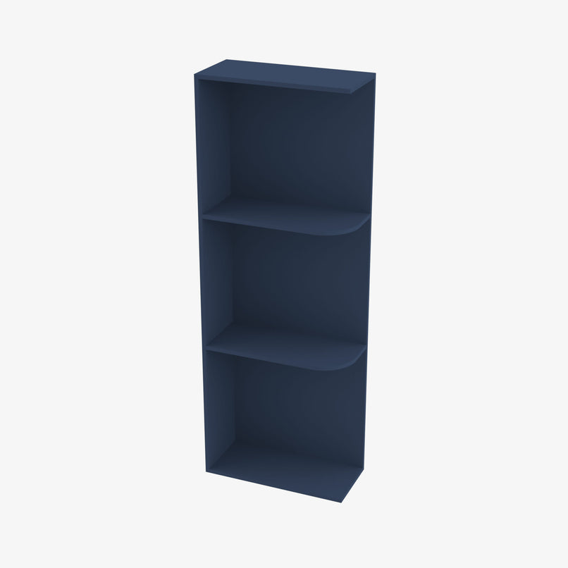 PD-WES530 Wall End Shelf with Open Shelves | TSG Forevermark Petit Blue - image 2