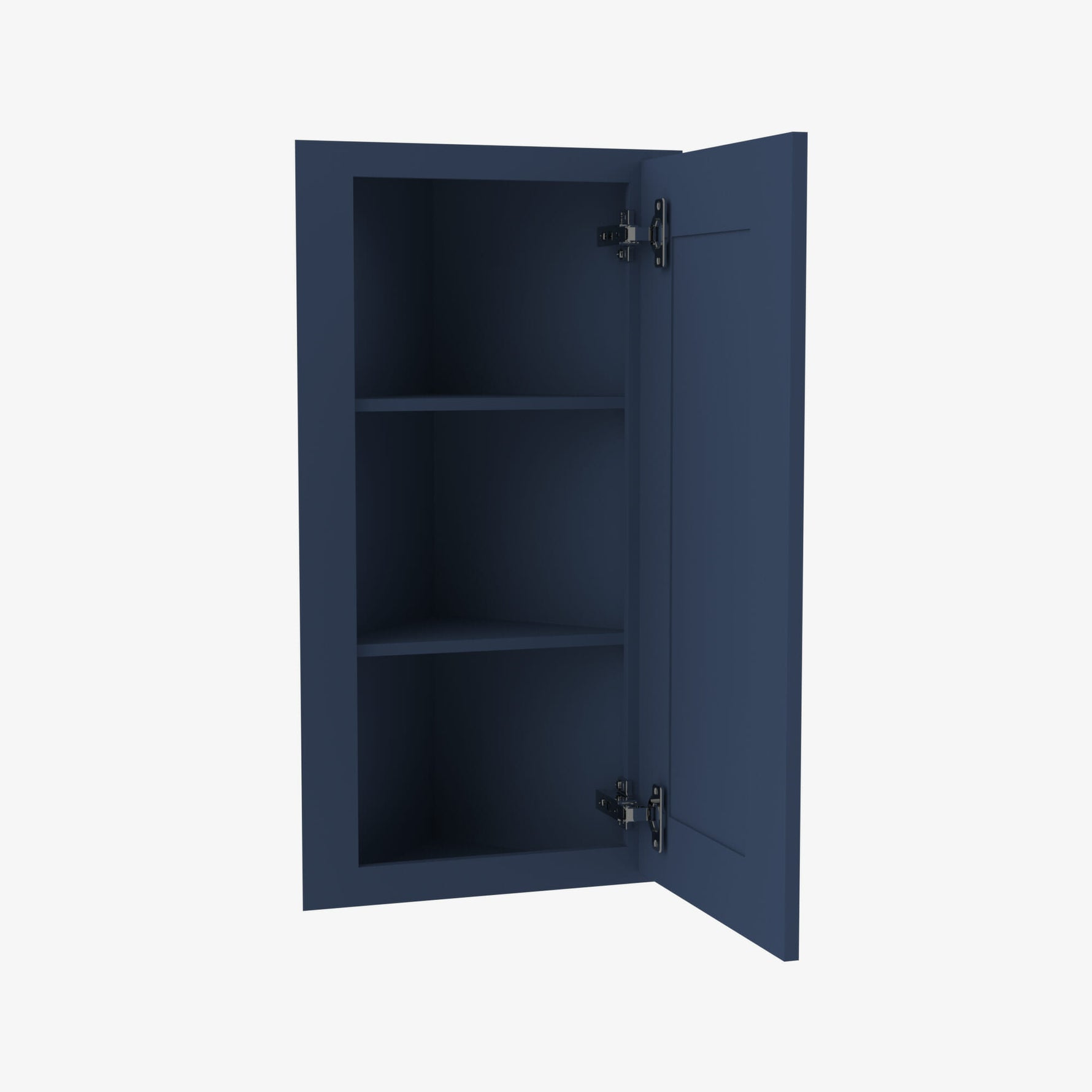 PD-AW36 Single Door Cabinets 36 Inch Wall Angle Corner Cabinet | Petit Blue - image 4