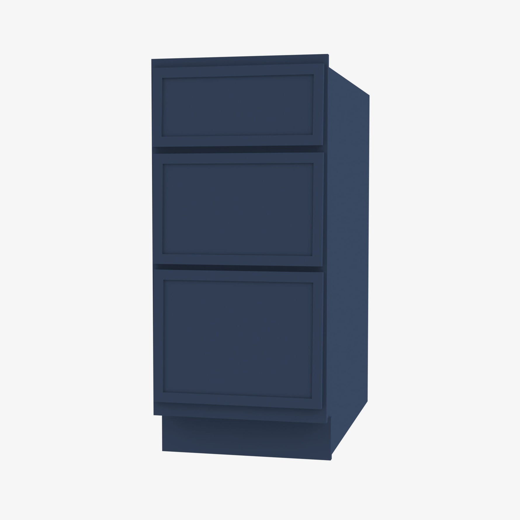 PD-DB18 3 18 Inch 3 Drawer Pack Base Cabinet | Petit Blue - image 3