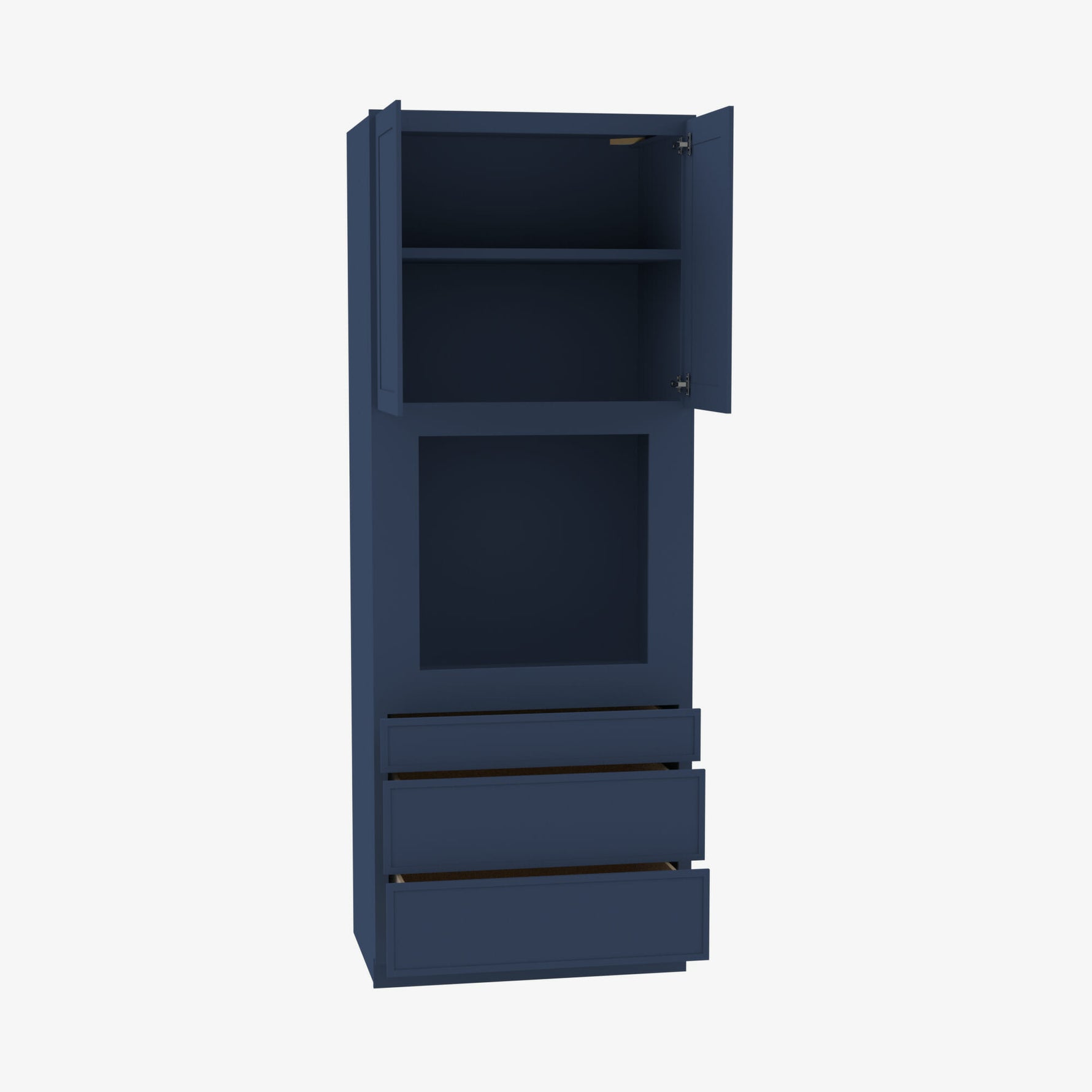 PD-OC3396B 33 Inch Tall Oven Cabinet | Petit Blue - image 3
