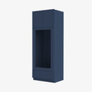 PD-OM3390B Double Door 33 Inch Tall Double Oven / Oven Microwave Cabinet | Petit Blue - image 2