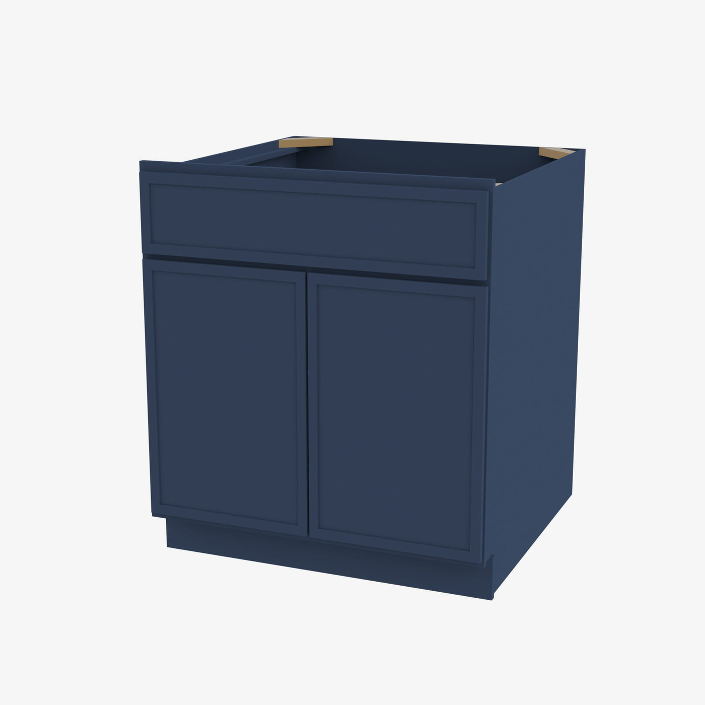 PD-SB24 Double Door 24 Inch Sink Base Cabinet | Petit Blue