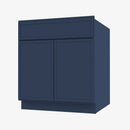 PD-SB30B Double Door 30 Inch Sink Base Cabinet | Petit Blue - image 2