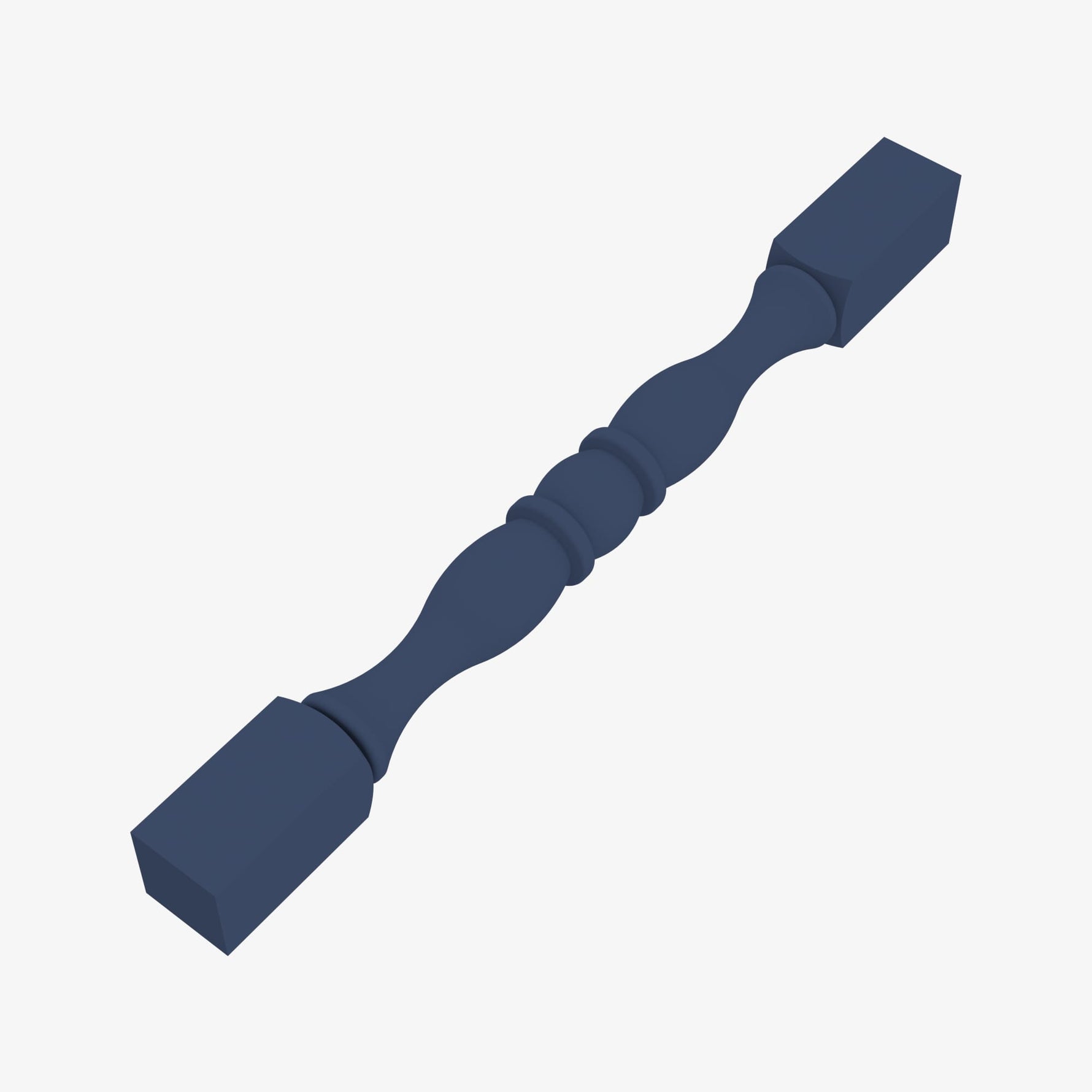 PD-TP3/WF34-1/2 Full Decor Leg with Wall Filler | TSG Forevermark Petit Blue - image 1