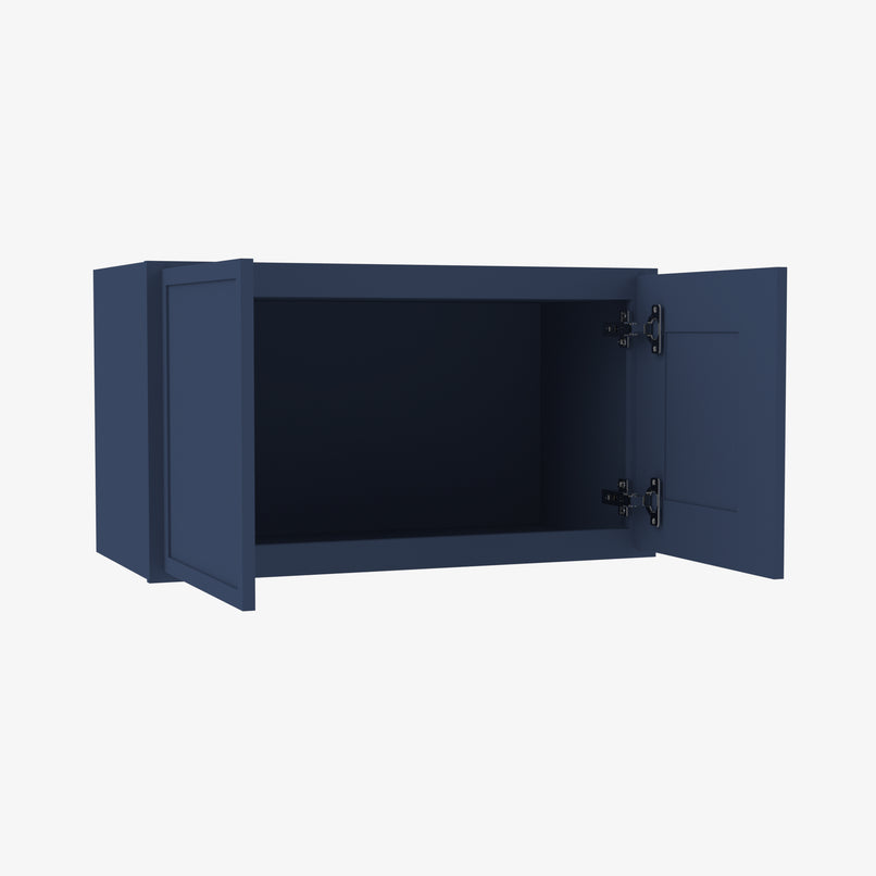 PD-W3312B Double Door 33 Inch Wall Cabinet | Petit Blue - image 4