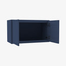 PD-W3024B Double Door 30 Inch Wall Cabinet | Petit Blue - image 4