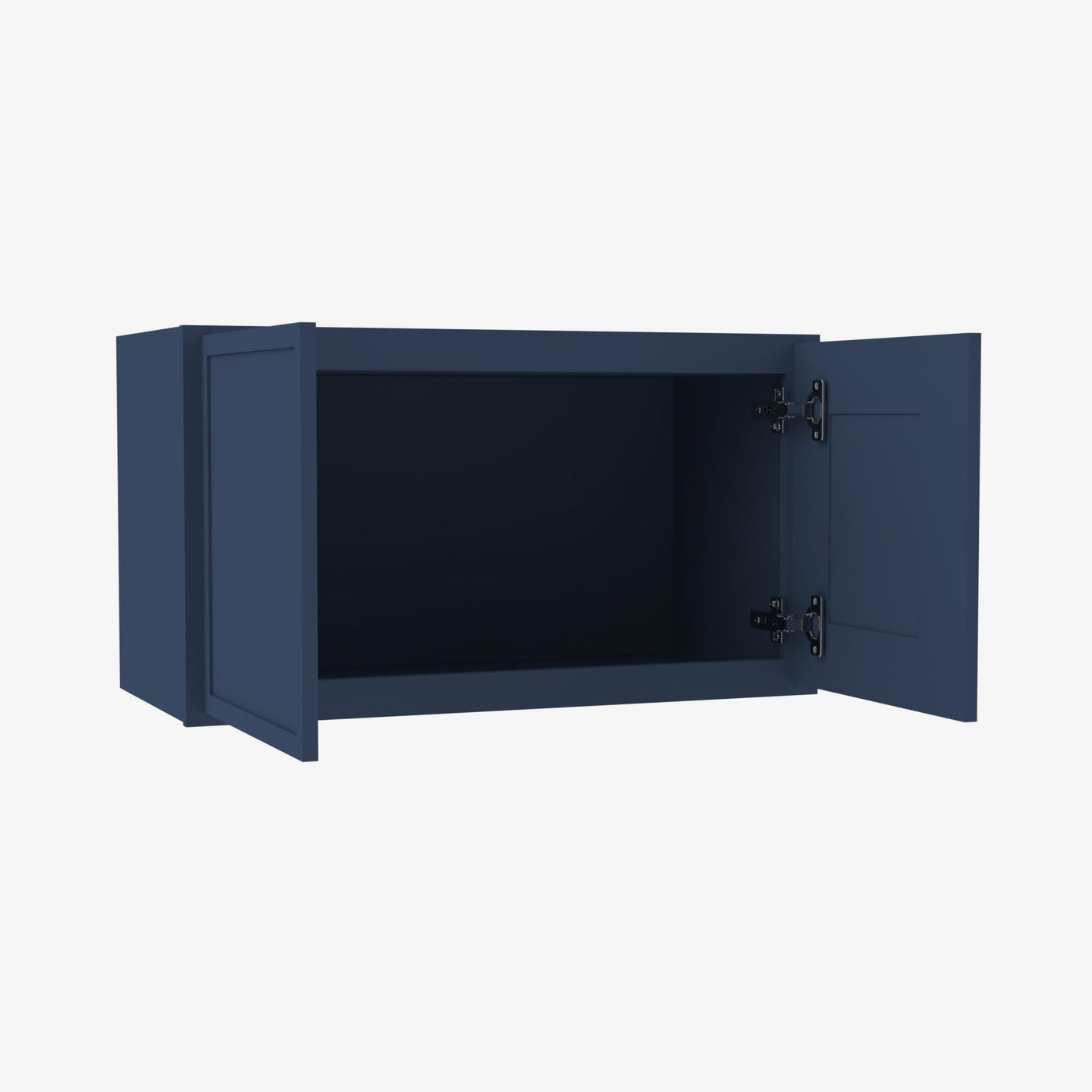 PD-W301224B Double Door 30 Inch Wall Refrigerator Cabinet | Petit Blue