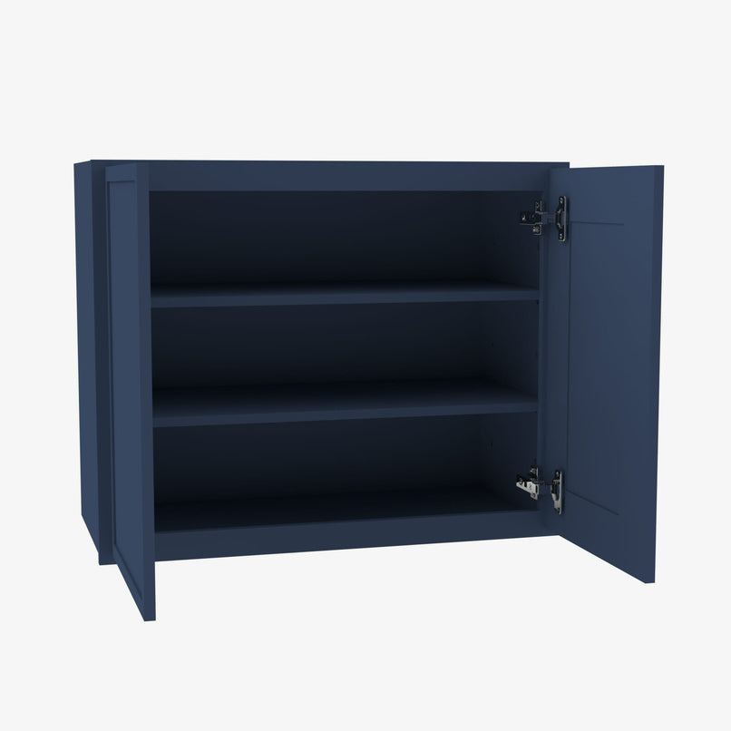PD-W3330B Double Door 33 Inch Wall Cabinet | Petit Blue - image 4