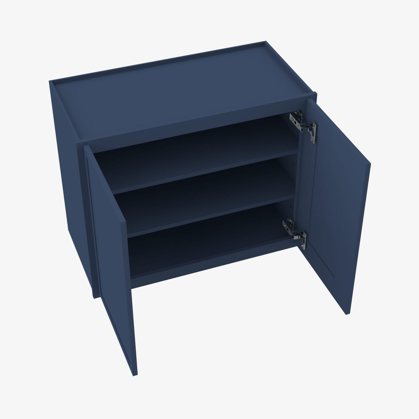PD-W2430B Double Door 24 Inch Wall Cabinet | Petit Blue