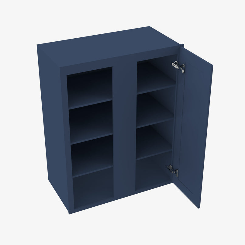 PD-WBLC30/33-3030 Single Door Cabinets 30 Inch Wall Blind Corner Cabinet | Petit Blue - image 4