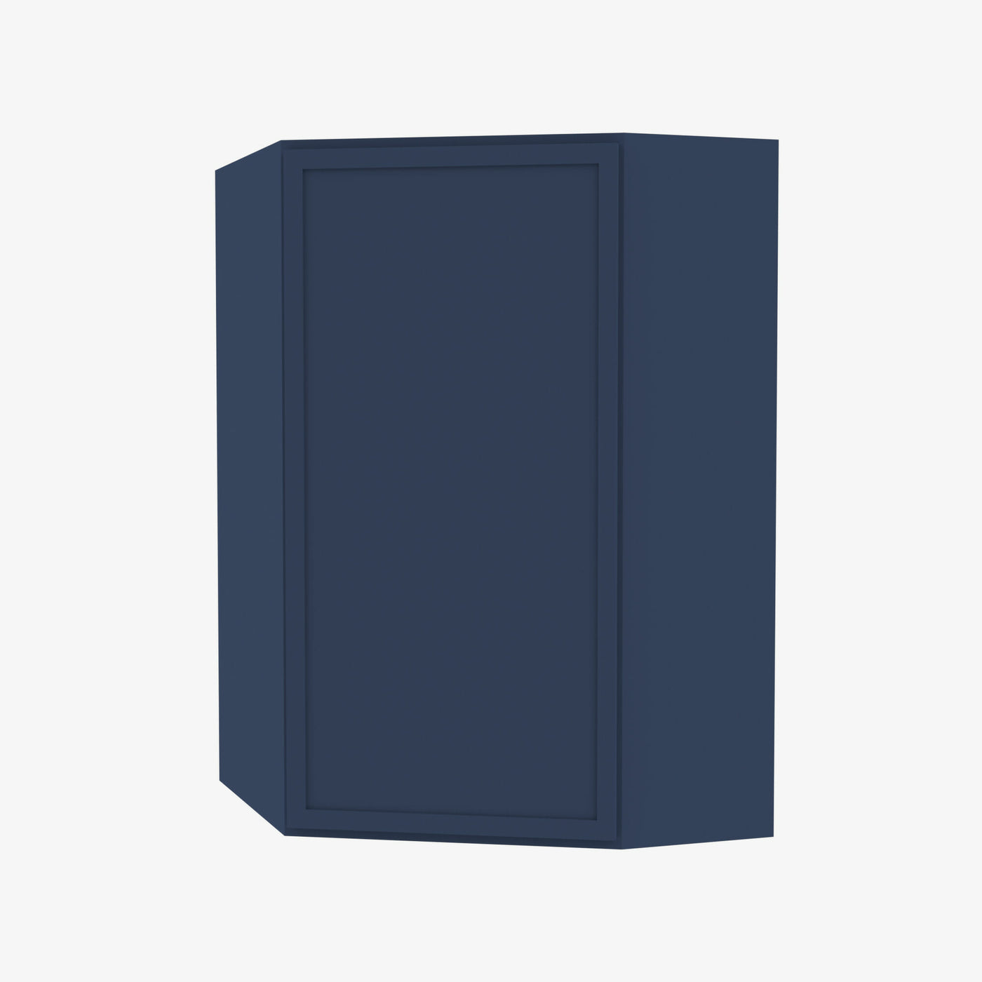 PD-WDC2442 Single Door Cabinets 24 Inch Wall Diagonal Corner Cabinet | Petit Blue