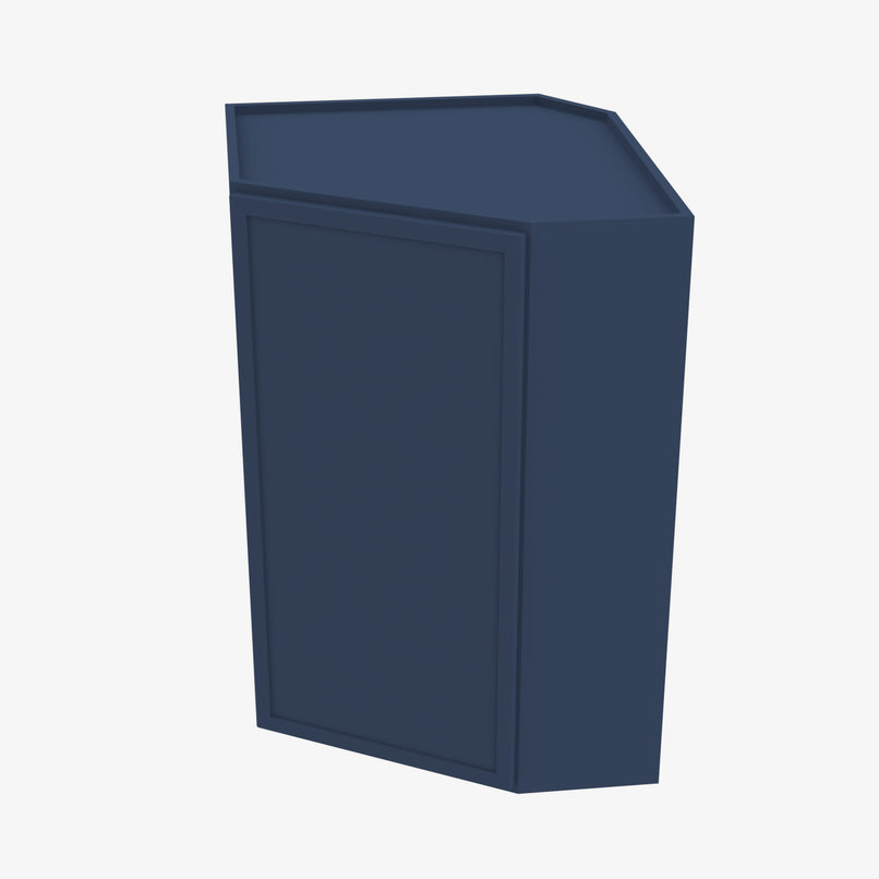 PD-WDC273615 Single Door Cabinets 27 Inch Wall Diagonal Corner Cabinet | Petit Blue - image 2