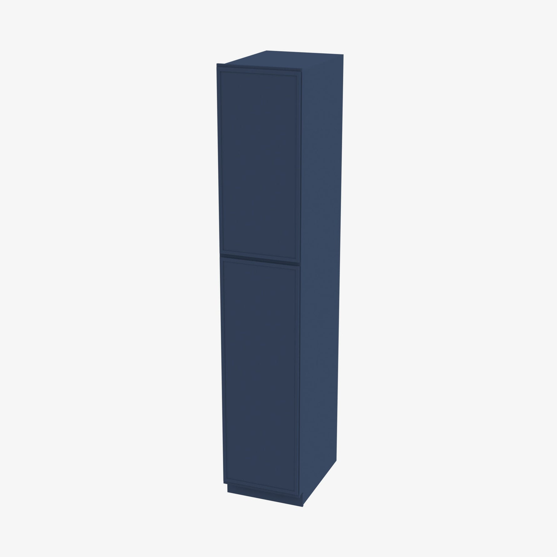 PD-WP1584 Double Door 15 Inch Tall Wall Pantry Cabinet | Petit Blue - image 1