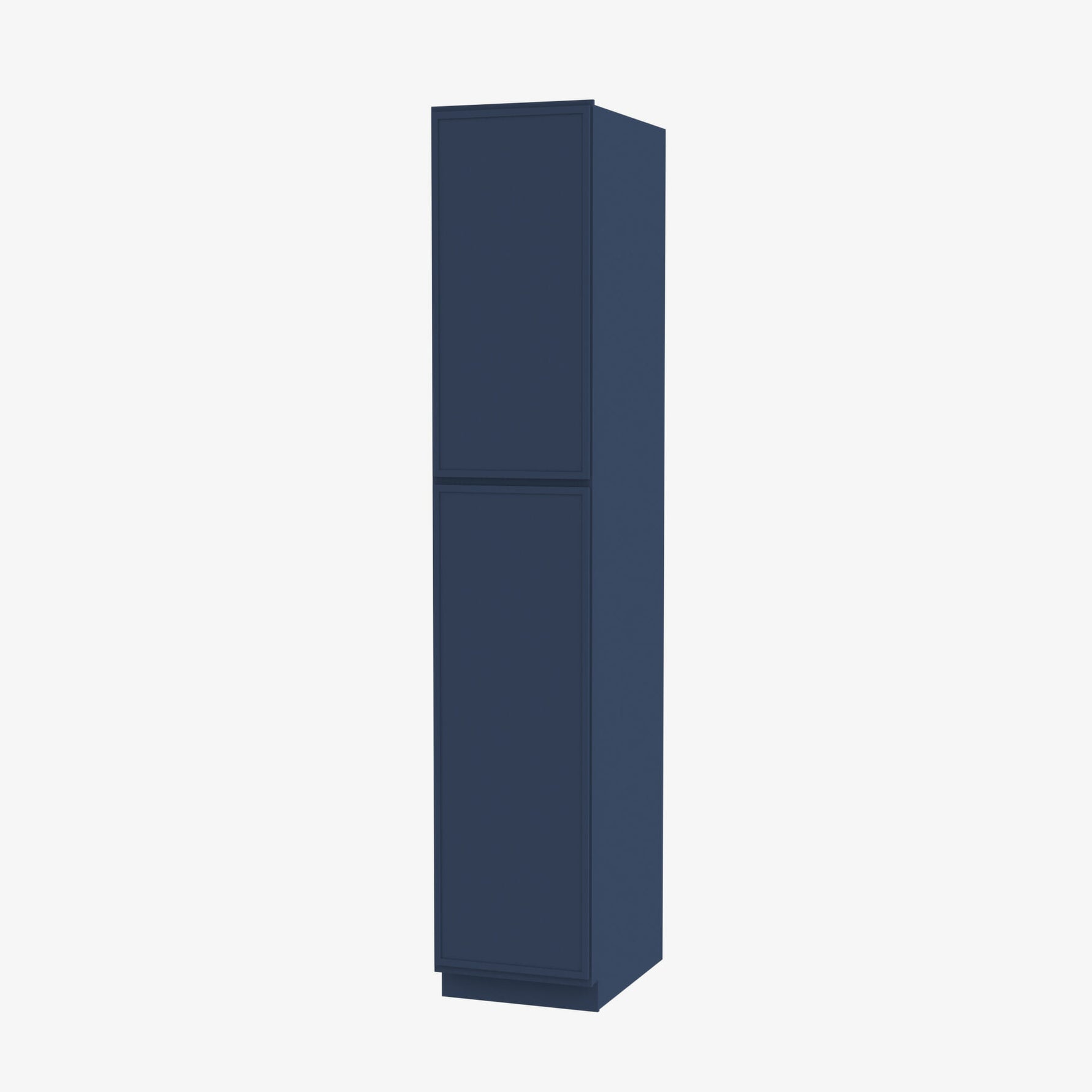 PD-WP1590 Double Door 15 Inch Tall Wall Pantry Cabinet | Petit Blue - image 2