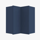 PD-WSQ2430 24 Inch Easy Reach Wall Corner Cabinet | Petit Blue - image 1