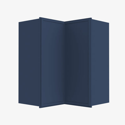 PD-WSQ2430 24 Inch Easy Reach Wall Corner Cabinet | Petit Blue - image 1