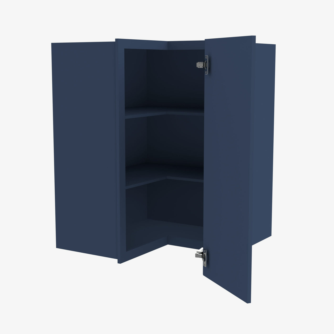 PD-WSQ2430 24 Inch Easy Reach Wall Corner Cabinet | Petit Blue