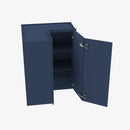 PD-WSQ2430 24 Inch Easy Reach Wall Corner Cabinet | Petit Blue - image 4
