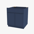 PD-S2421B-34-1/2 Double Door 24 Inch Sink Base Vanity with Drawers | Petit Blue - image 2