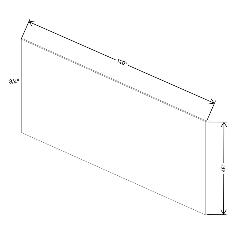 Fabuwood Quest Metro Mist 48" W X 120" H X 3/4" D Plywood - image 1