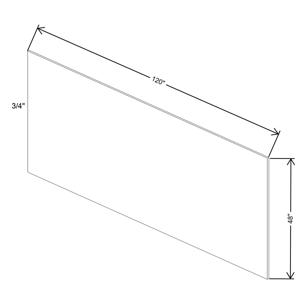Fabuwood Quest Discovery Frost 48" W X 120" H X 3/4" D Plywood - image 1
