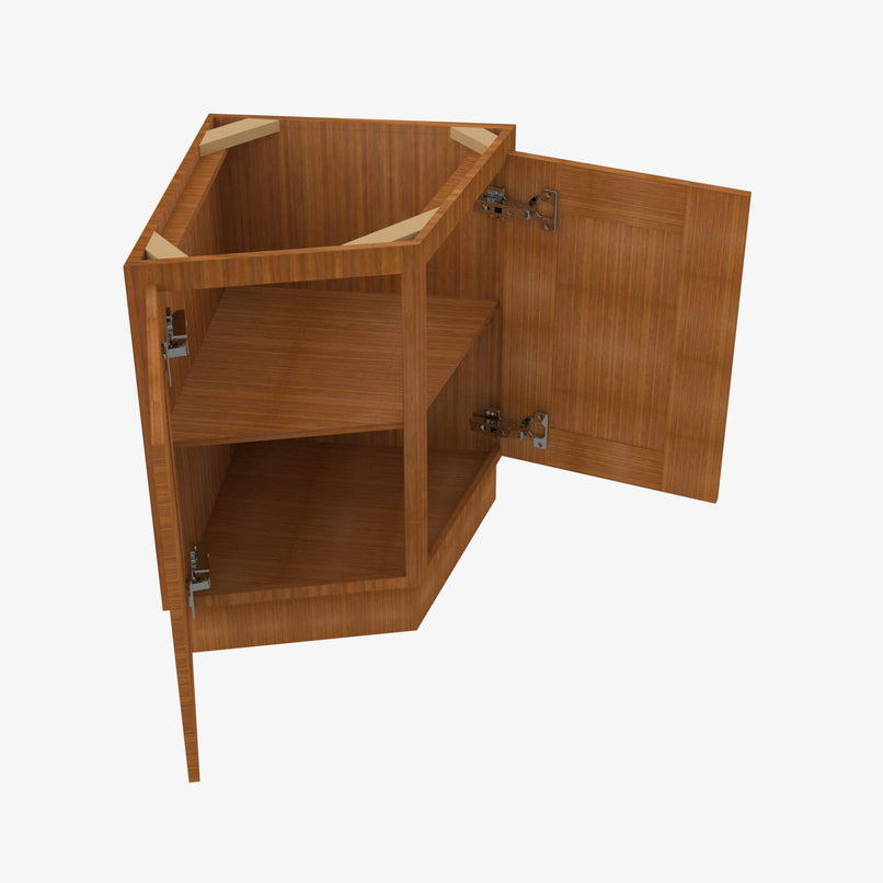 PR-AB24 24 Inch Base Angle Base Cabinets Cabinet | Petit Brown - image 4