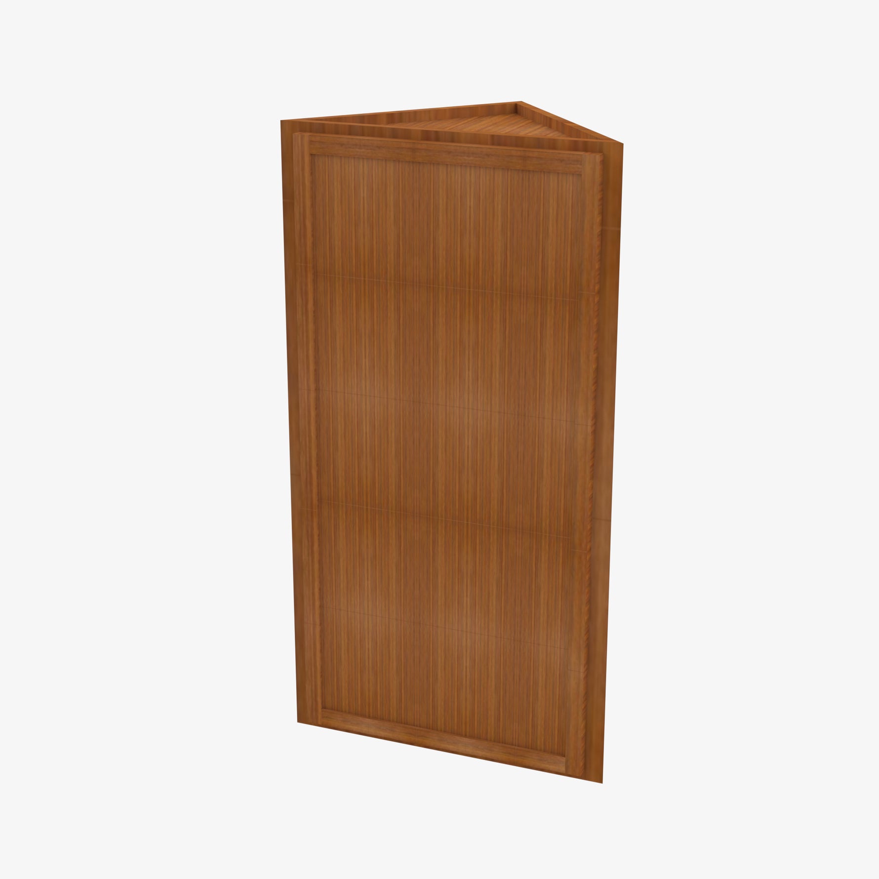 PR-AW36 Single Door Cabinets 36 Inch Wall Angle Corner Cabinet | Petit Brown - image 2