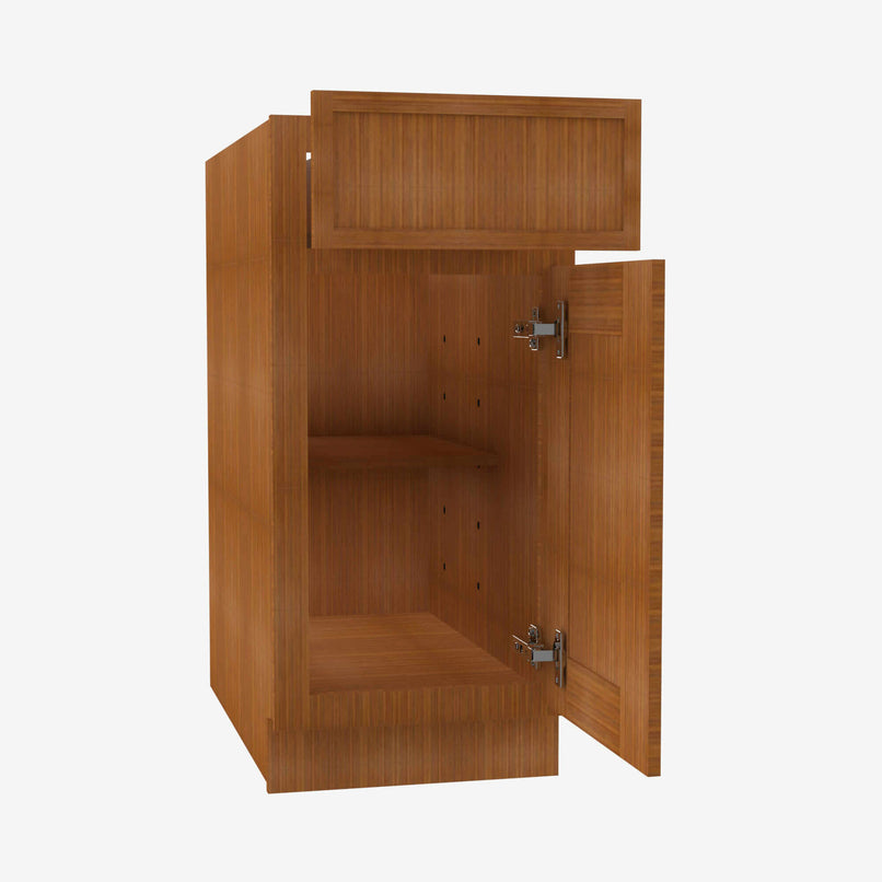 PR-B18 Single Door Cabinets 18 Inch Base Cabinet | Petit Brown - image 4