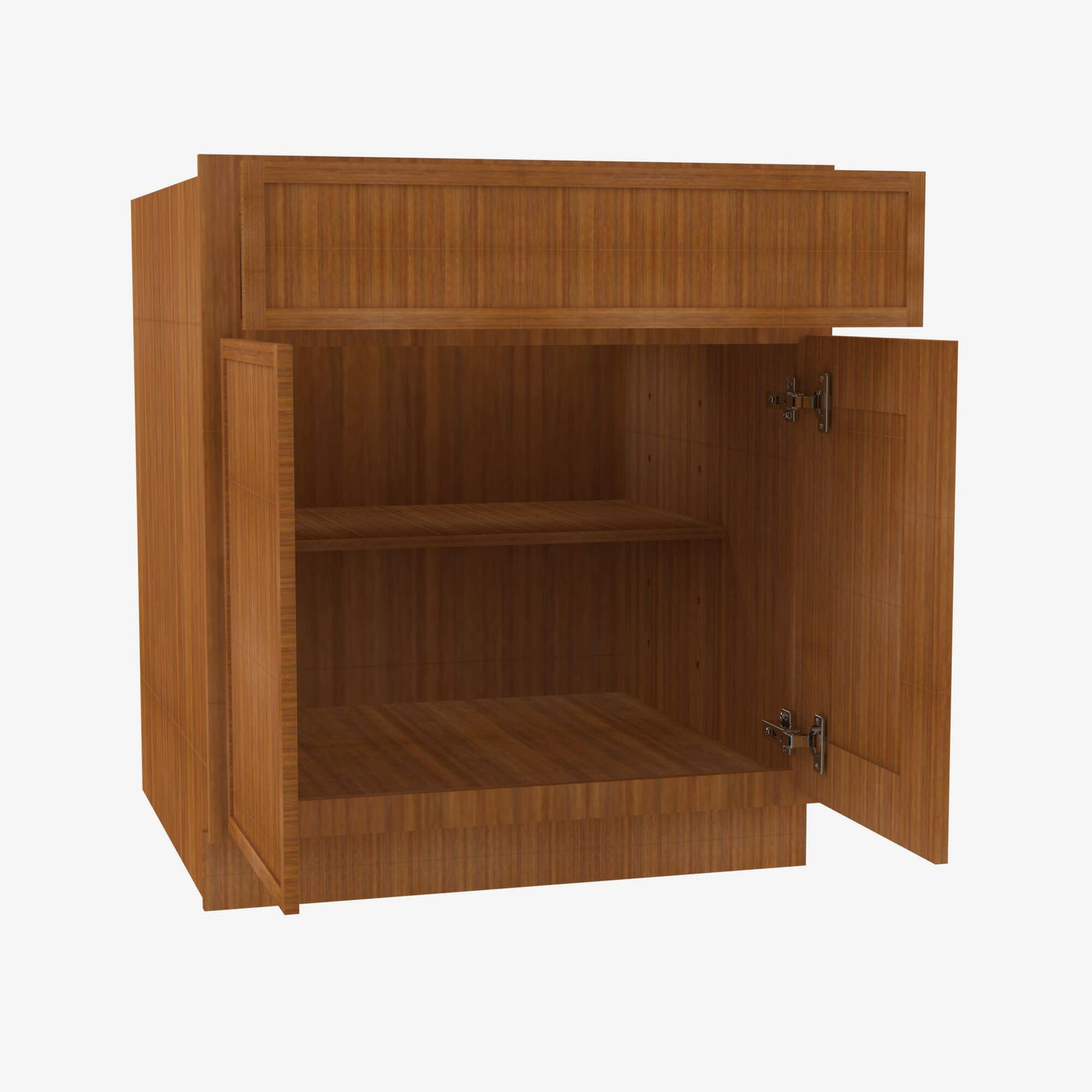 PR-B30B Double Door 30 Inch Base Cabinet | Petit Brown