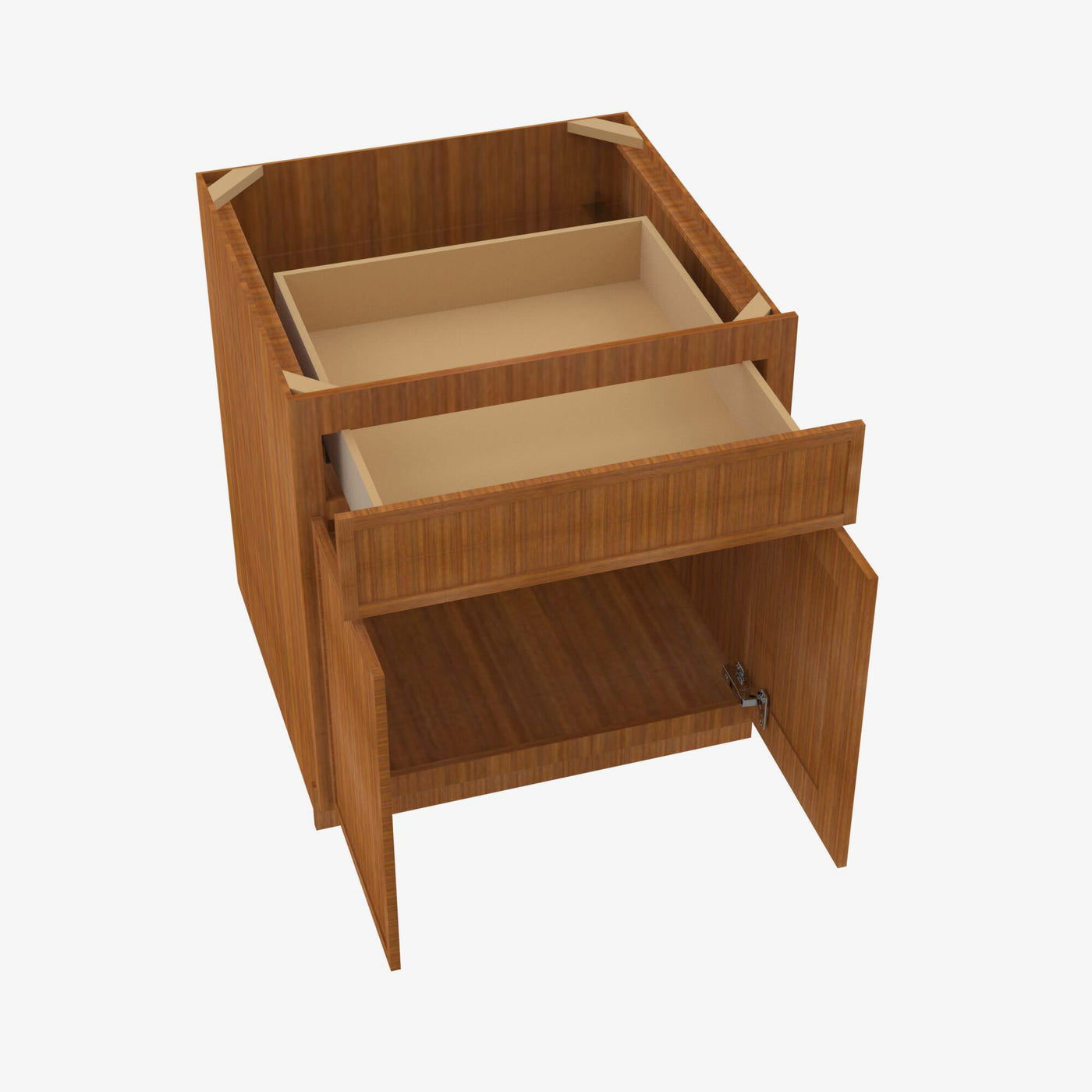 PR-B27B Double Door 27 Inch Base Cabinet | Petit Brown