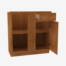 PR-BBLC45/48-42W Double Door 42 Inch Base Blind Corner Cabinets Cabinet | Petit Brown - image 2