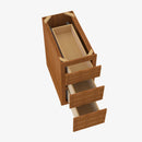 PR-DB12 3 12 Inch 3 Drawer Pack Base Cabinet | Petit Brown - image 1