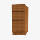 PR-DB24 3 24 Inch 3 Drawer Pack Base Cabinet | Petit Brown - image 3