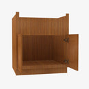 PR-FSB33B 33 Inch Farmhouse Sink Base Cabinet | Petit Brown - image 3