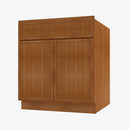 PR-S3021B-34-1/2 Double Door 30 Inch Sink Base Vanity with Drawers | Petit Brown - image 2