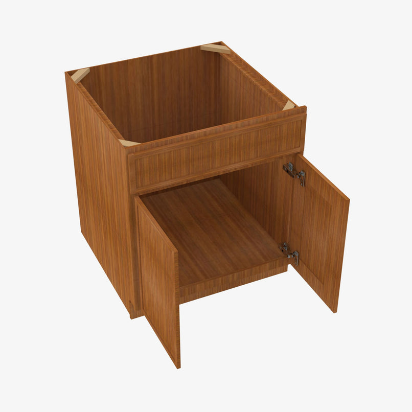 PR-SB30B Double Door 30 Inch Sink Base Cabinet | Petit Brown - image 2