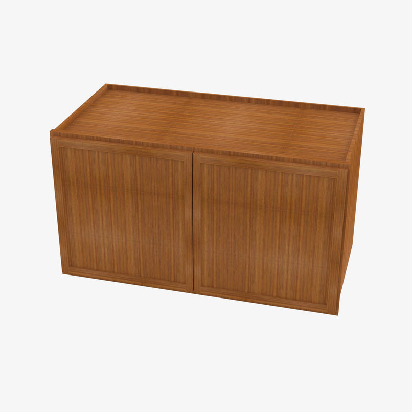 PR-W2415B Double Door 24 Inch Wall Cabinet | Petit Brown - image 4