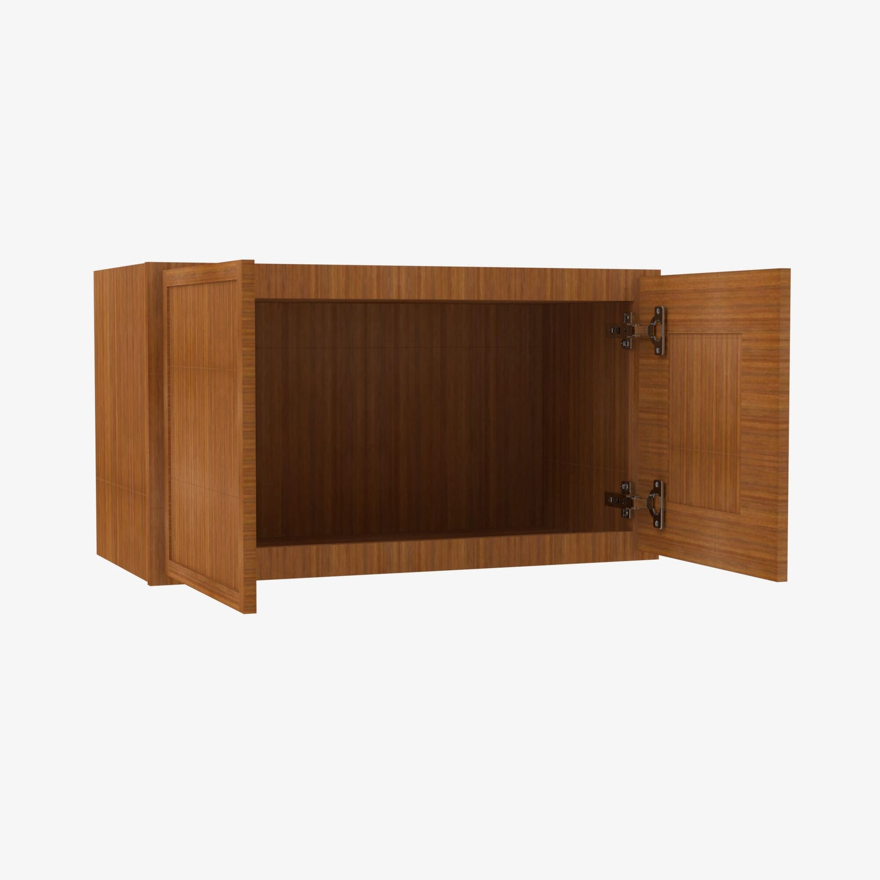 PR-W301224B Double Door 30 Inch Wall Refrigerator Cabinet | Petit Brown - image 4