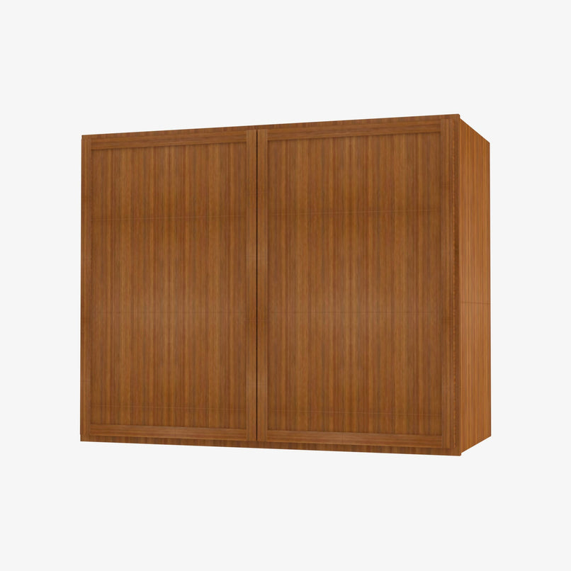 PR-W3330B Double Door 33 Inch Wall Cabinet | Petit Brown - image 2