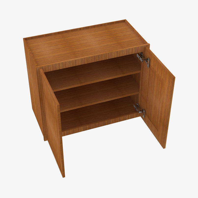 PR-W3030B Double Door 30 Inch Wall Cabinet | Petit Brown - image 1